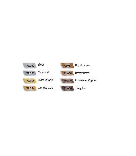 72303 Set Metallic Colors Vallejo Game Color NEW 8 u. (18 ml.)