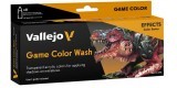 72190 Set Lavados Vallejo Game Color Wash 8 u. (18 ml.)