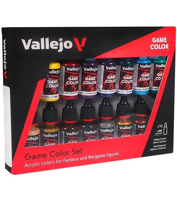72298 Set Advanced Vallejo Game Color NEW 16 u. (18 ml.)