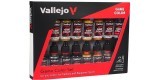 72189 Set Cuero y Metal Vallejo Game Color NEW 16 u. (18 ml.)