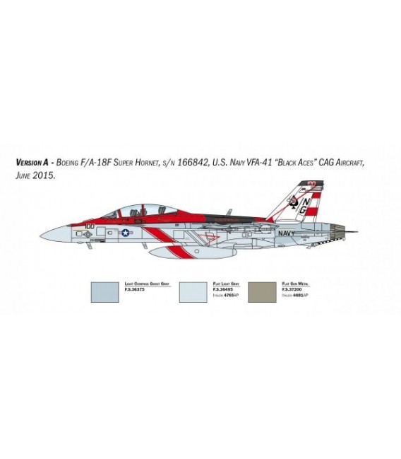 2823 F/A-18F Super Hornet U.S. Navy Special Colors - Italeri 1/48 Scale