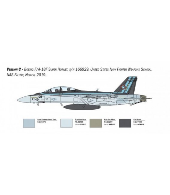 2823 F/A-18F Super Hornet U.S. Navy Special Colors - Italeri Echelle 1/48