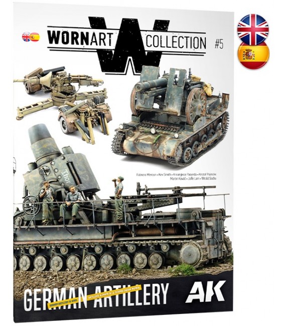 AK4907 Worn Art 05 German Artillery (Bilingual English - Spanish)