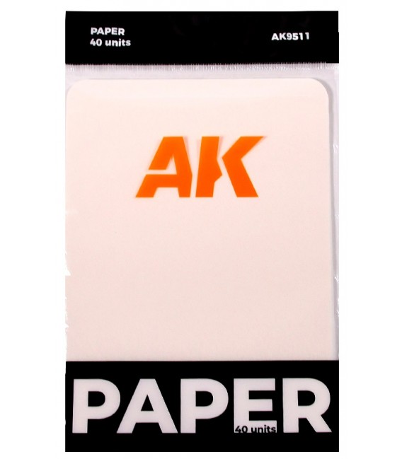 AK9511 Paper - 40 uds. Recambio Papel Wet Palette - Paleta Humeda