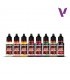 Set Vallejo Game Color 8 u. (18 ml.) Aztec Dragons by Angel Giraldez.