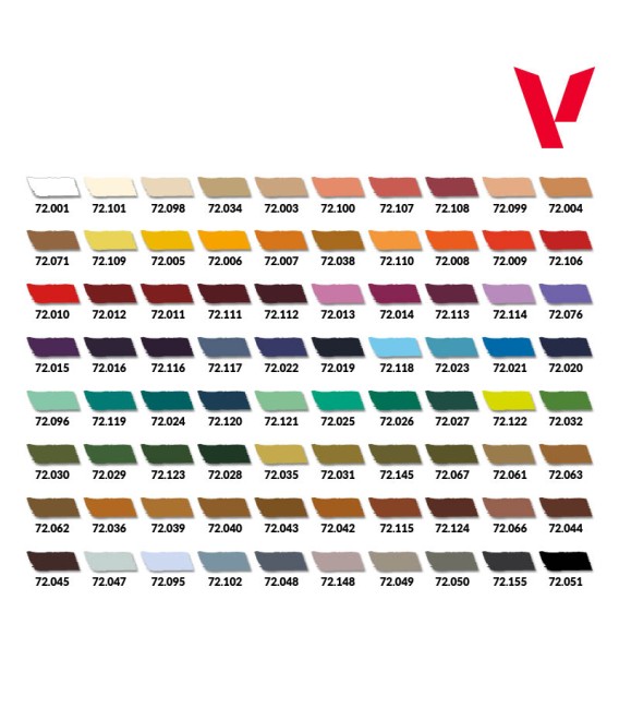 Scatola Foundation Vallejo New Game Color 80 x 18 ml.