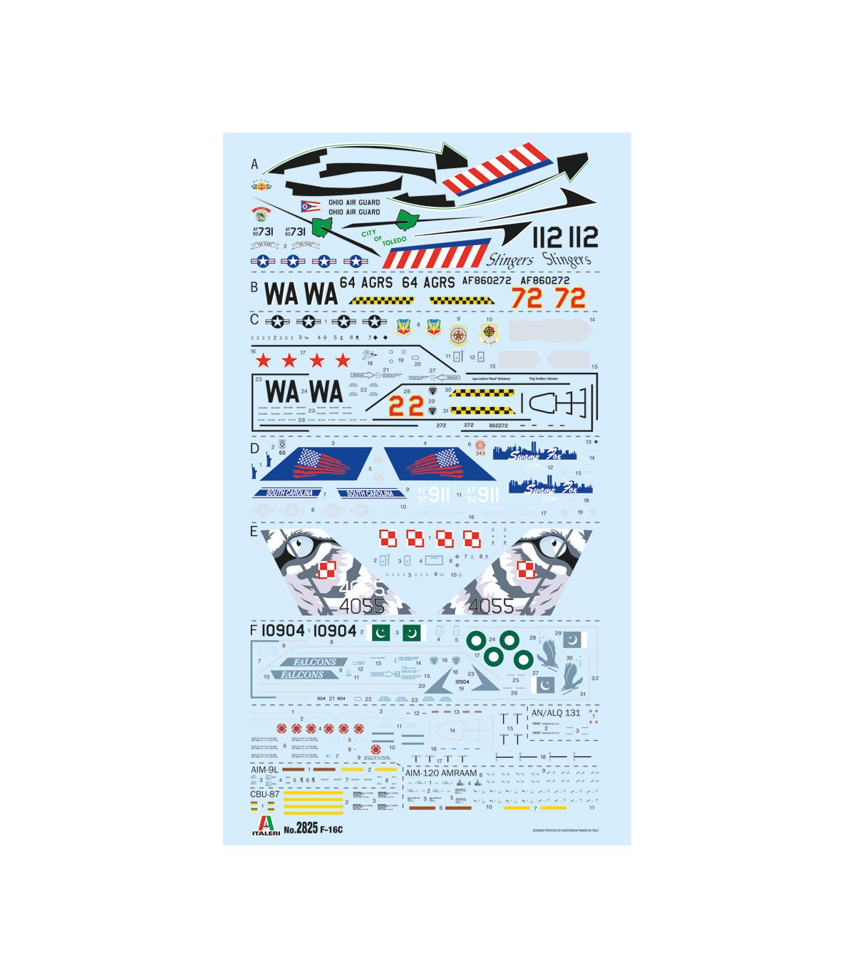 Lockheed Martin F-16 A Fighting Falcon Italeri 2786