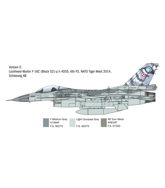 2825 F-16C Fighting Falcon - Italeri Echelle 1/48