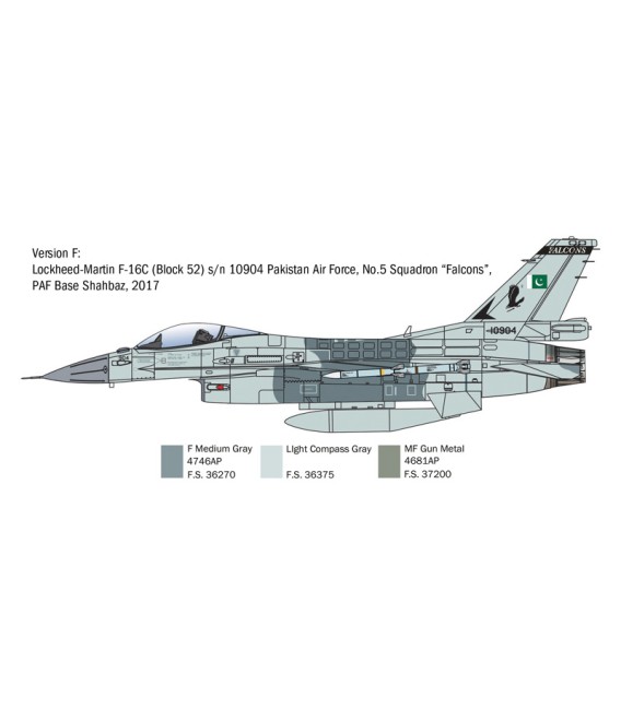 2825 F-16C Fighting Falcon - Italeri Echelle 1/48