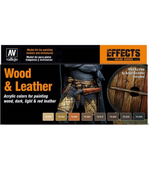 Set Vallejo Wood & Leather (Model Color).