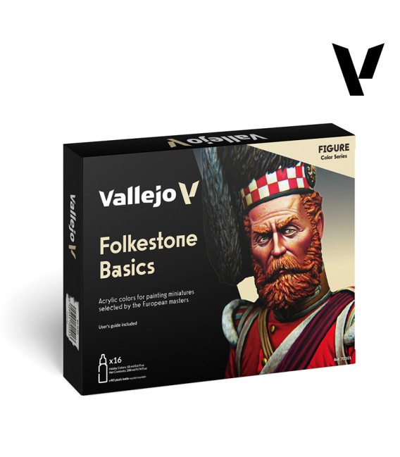 Set Vallejo Model Color 16 u. (18 ml.) Folkestone Basics