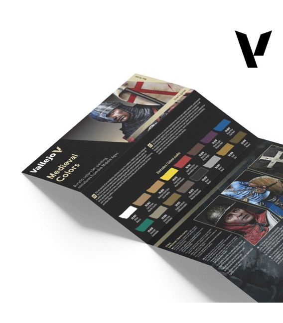 Set Vallejo Model Color 16 u. (18 ml.) Medieval Colors