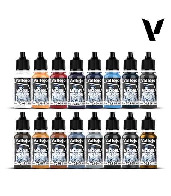 Set Vallejo Model Color 16 u. (18 ml.) American Civil War