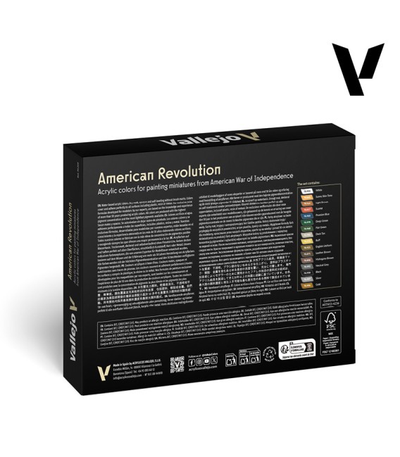 Set Vallejo Model Color 16 u. (18 ml.) American Revolution