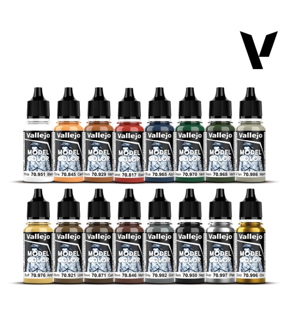 Set Vallejo Model Color 16 u. (18 ml.) American Revolution