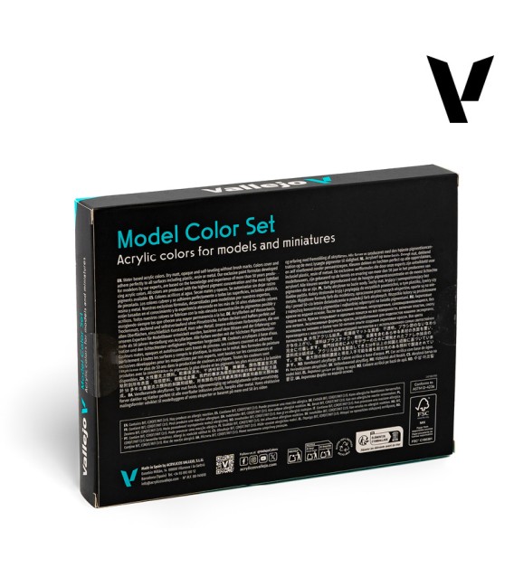 Set Vallejo Model Color 16 u. (18 ml.) Naval (Era Vapor)