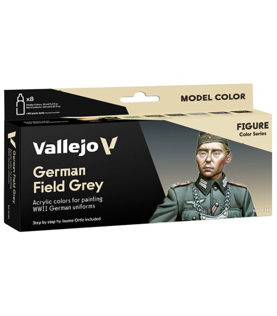Set Vallejo Model Color 8 u. (18 ml.) German Field Grey