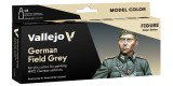 Set Vallejo Model Color 8 u. (18 ml.) German Field Grey