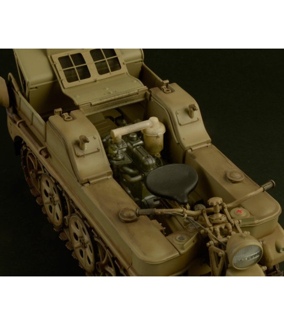 7404 Kettenkrad Sd.Kfz.2 Kleines Kettenkraftrad Typ HK 101  - Italeri Escala 1/9