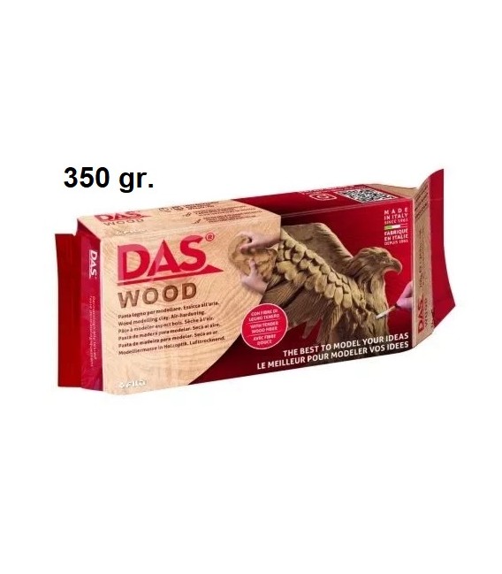 Pate a modeler aspect bois DAS Wood 350 g.