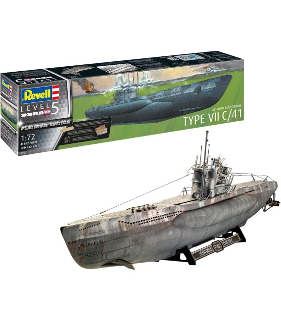 German Submarine Type VII C/41 - Platinum Edition  - Revell Scale 1/72
