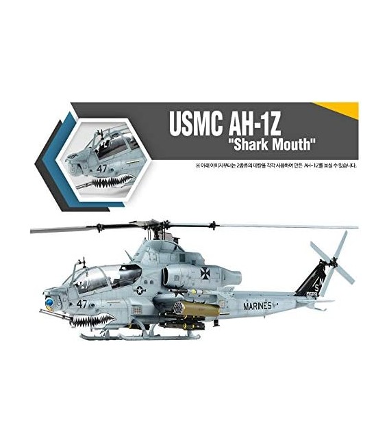 USMC AH-1 Z Viper “Shark Mouth” Academy Echelle 1/35