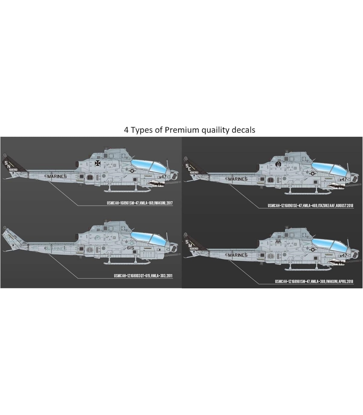 USMC AH-1 Z Viper “Shark Mouth” Academy Scale 1/35