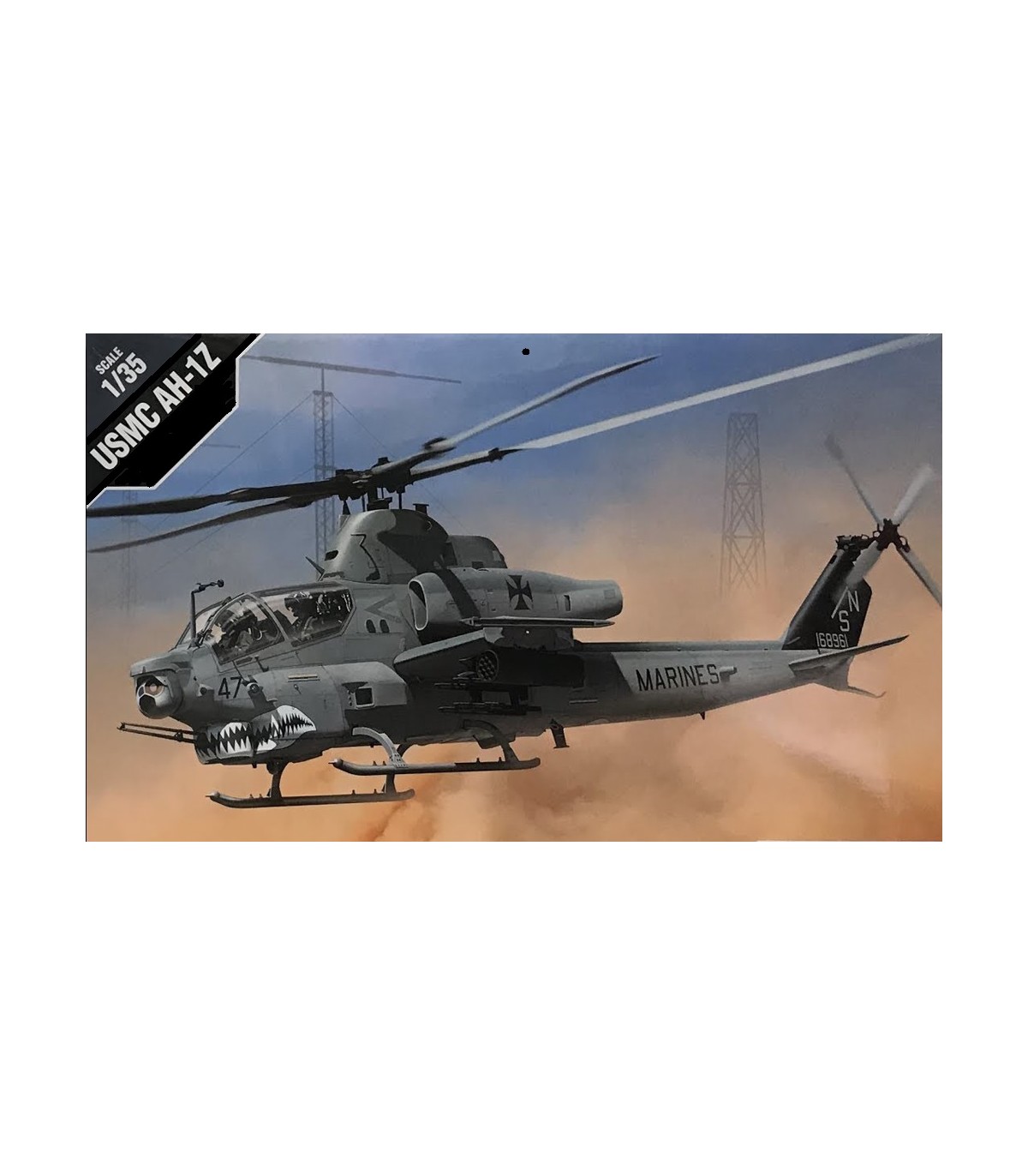 USMC AH-1 Z Viper “Shark Mouth” Academy Scale 1/35