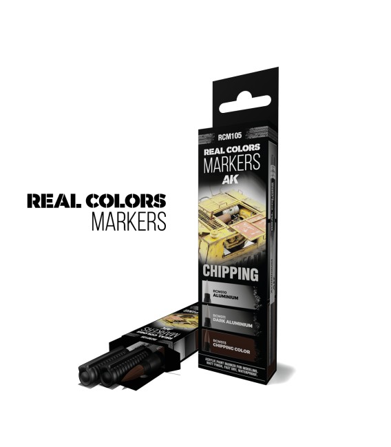 RCM105 Real Colors 3 Markers set -  Chipping