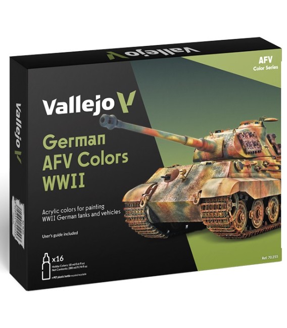 Vallejo Model Color 16 u. (18 ml.) German AFV Colors WWII