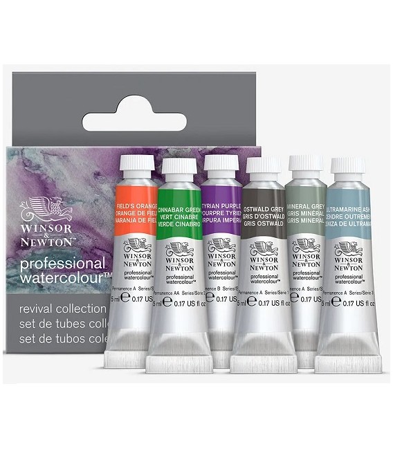 Set Aquarel-la Winsor and Newton Professional Revival 6 tubs 5 ml
