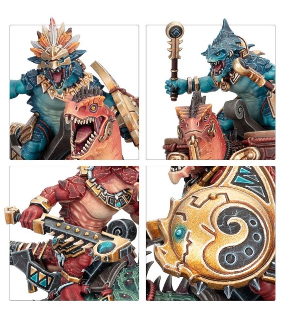 Warhammer - Age of Sigmar - Aggradon Lancers - Seraphon