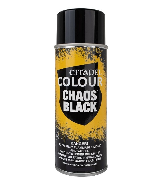 Chaos Black Citadel Colour Spray Imprimacio