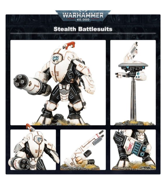 Warhammer 40.000 - T'Au Empire - Stealth Battlesuits