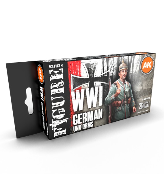 AK11629 WWI German Uniforms set 6 u. 17 ml
