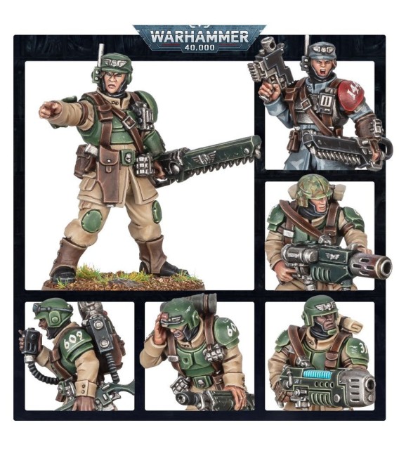 Warhammer 40.000 - Astra Militarum - Cadian Shock Troops