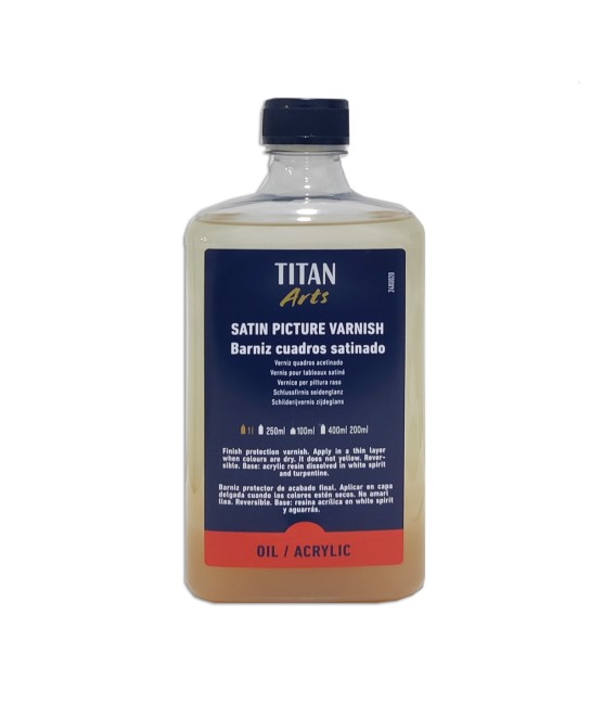Satin Picture Varnish Titan 1000 ml.