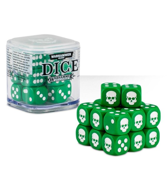 Cubo de Dados Warhammer 40.000 Verde.