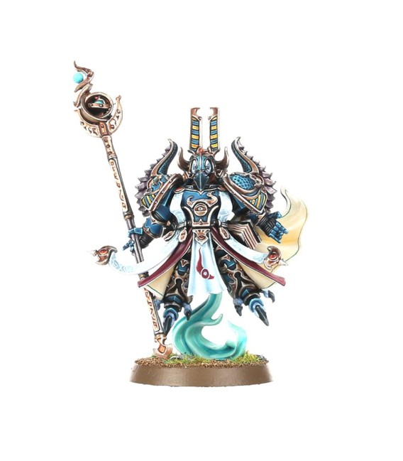 thumbnail image 2 of Warhammer 40k Thousand Sons Exalted Sorcerer – New On Sprue, Unassembled, Games Workshop 2 of 6