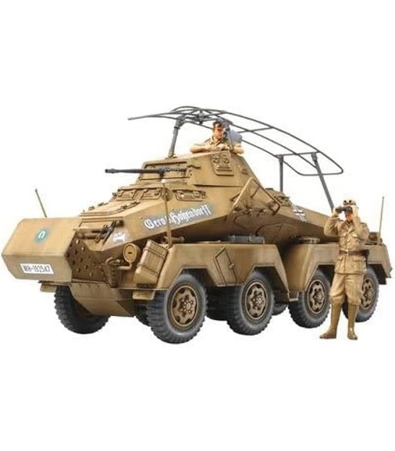 35297 Sd.Kfz.232 Schwerer Panzerspähwagen 8-Rad "Afrika-Korps" Tamiya Escala 1/35