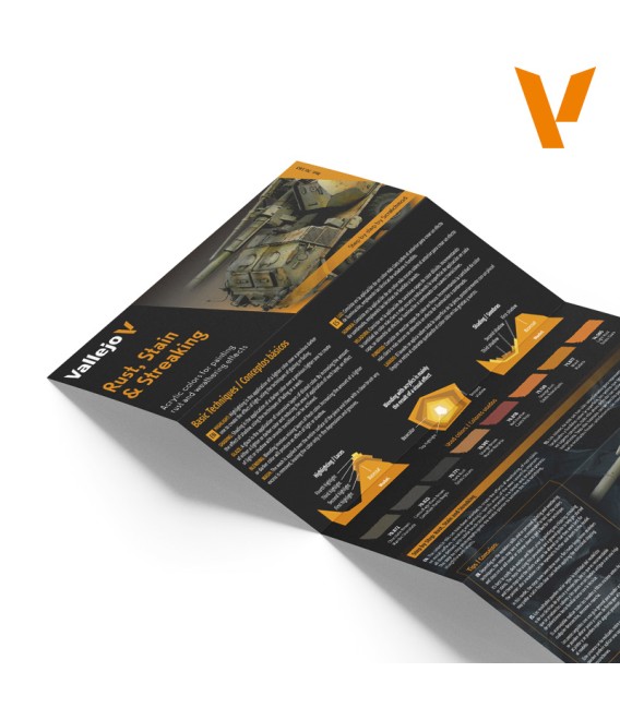 70183 Set Vallejo Model Color 8 u. (18 ml.) Rust, Stain & Streaking