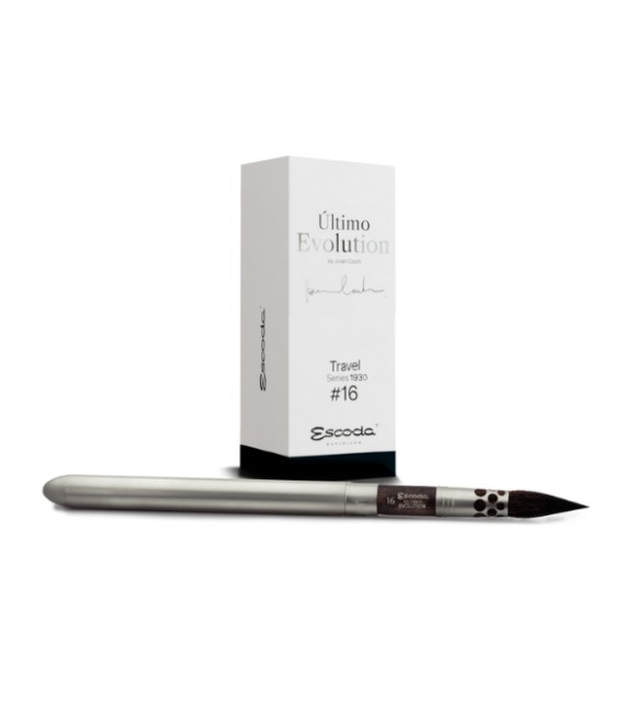 1930 Escoda Ultimo Evolution Fibre Tendo Pinceau de Voyage n. 16