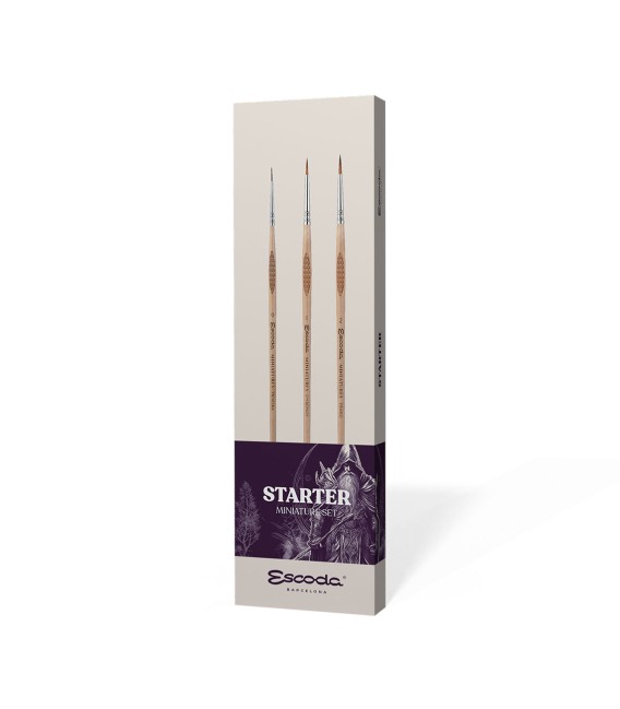 Starter Miniature Set Escoda 3 pinzells