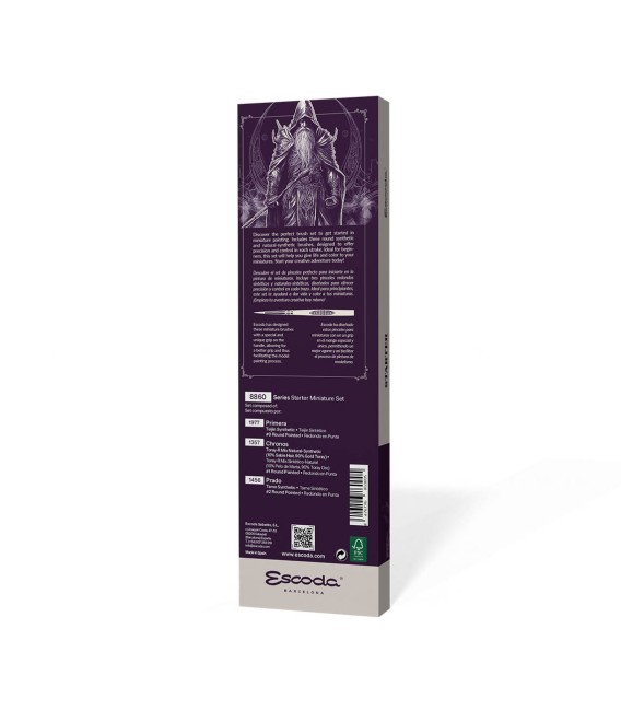 Starter Miniature Set Escoda 3 pinzells