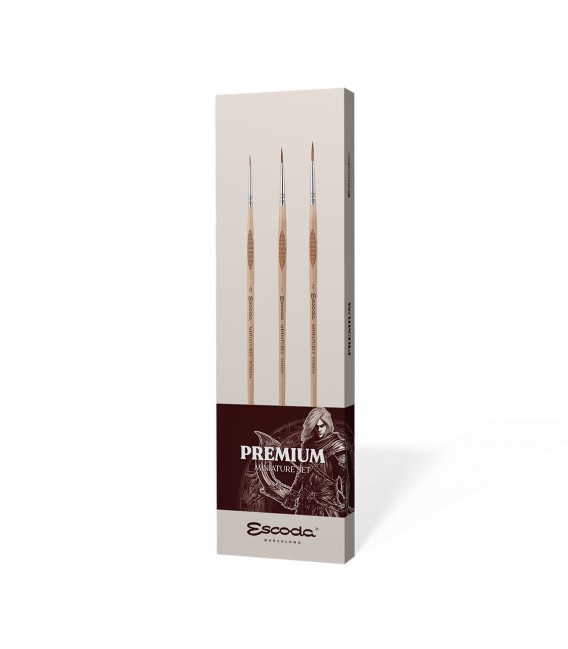 Premium Miniature Set Escoda 3 pinceaux