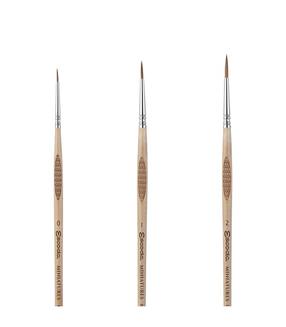 Premium Miniature Set Escoda 3 pinceaux