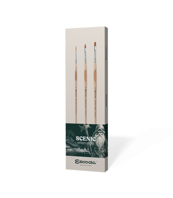 Scenic Miniature Set Escoda 3 pinceaux