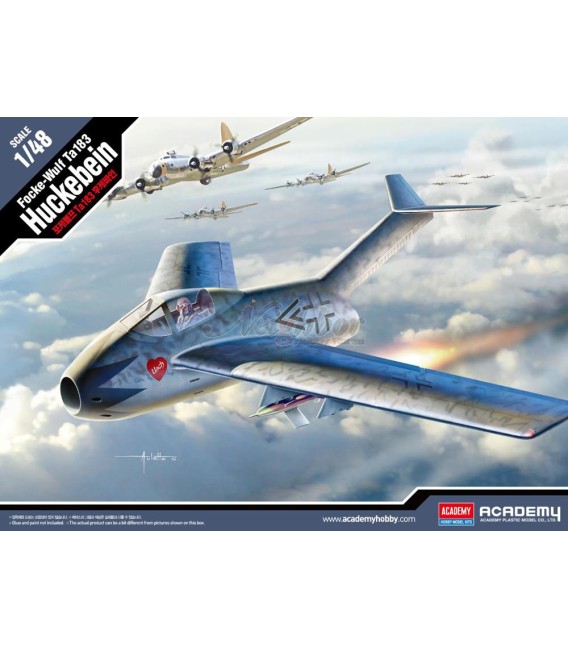 Focke-Wulf Ta183 Huckebein Academy Escala 1/48