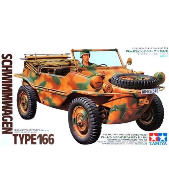 35224 Schwimmwagen Type 166 Tamiya 1/35 Scale