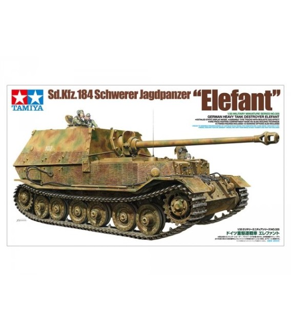 35325 German Heavy Tank Destroyer Elefant Sd.Kfz. 184 Tamiya Escala 1/35